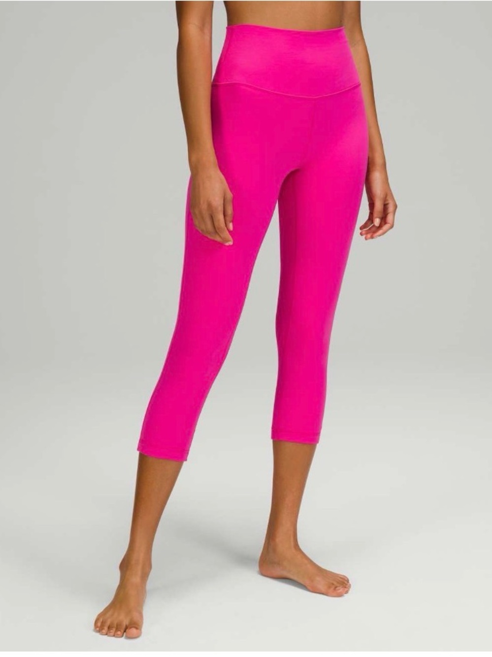 Lululemon Align Crop 21" in Sonic Pink